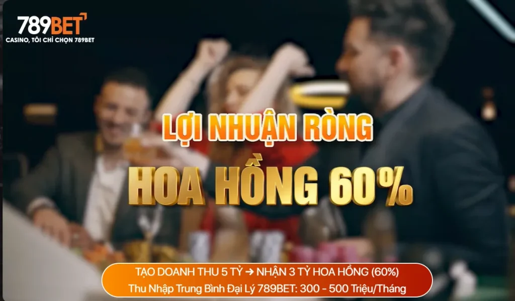 Hoa hồng dành cho đại lý lên tới 60% mỗi tháng